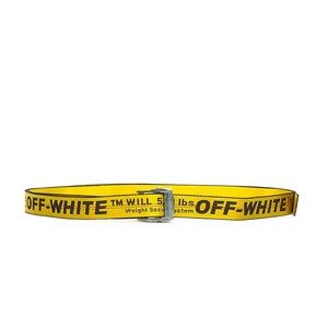 Off -white belt.
